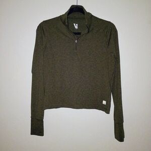Vuori Olive Half-Zip Long Sleeve Pullover